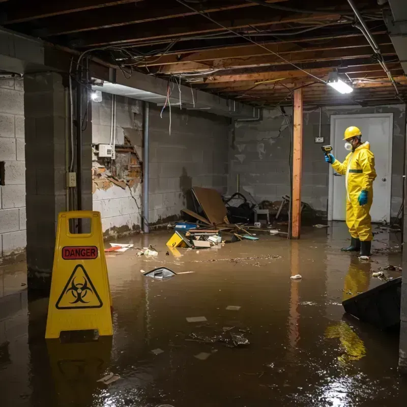 Flooded Basement Electrical Hazard in Castle Pines North, CO Property